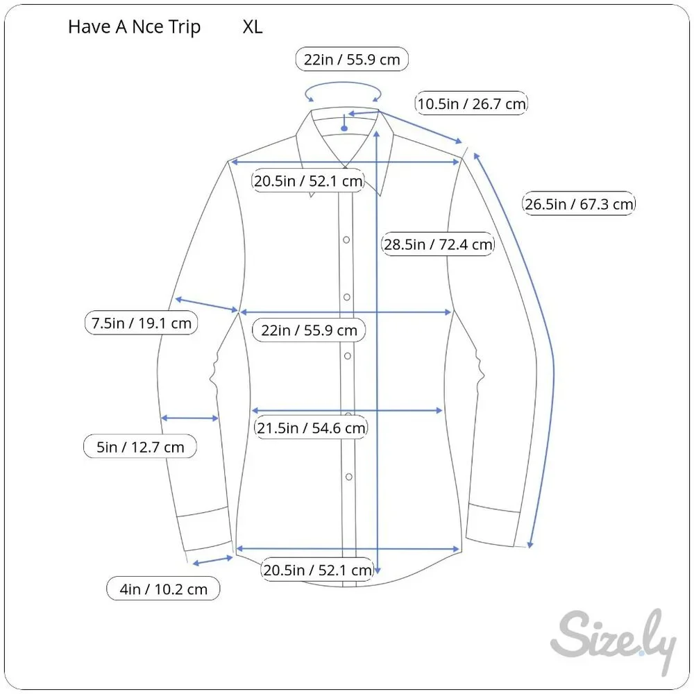 Have a Nice Trip Psychedelic Hoodie Sweatshirt  - XL - Easywear Gray - Picture 3 of 7